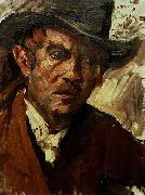 Selbstportrat mit schwarzem Hut, Lovis Corinth